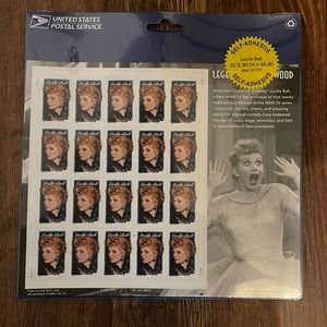 Legends of Hollywood USPS Lucille Ball Stamps